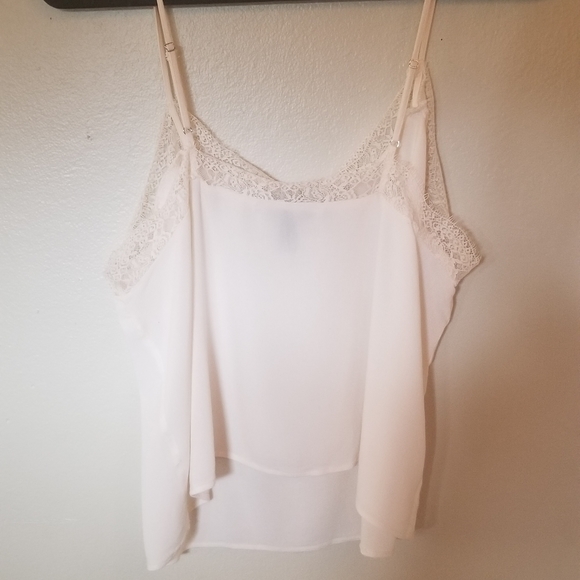 F21 White Lace Cami - Picture 2 of 3